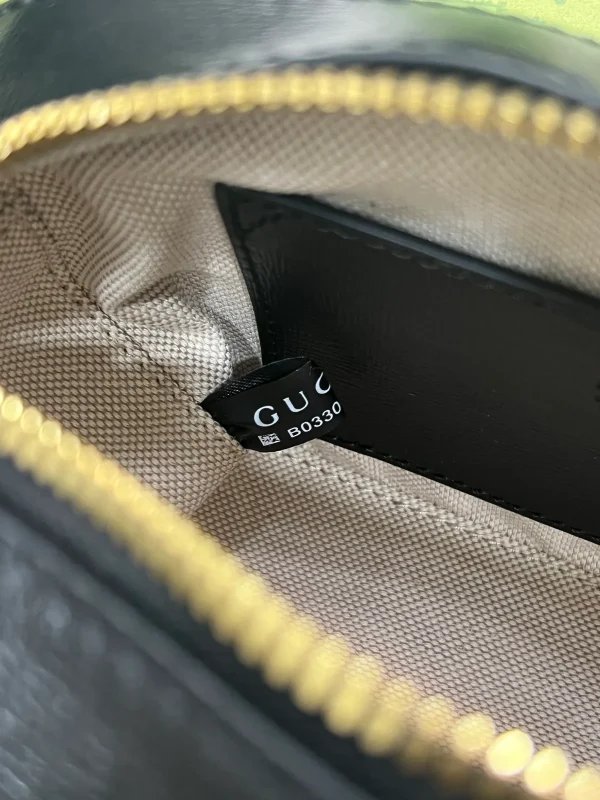 GUCCI Horsebit 1955小號米棕帆布肩揹包-760196：圖片 10