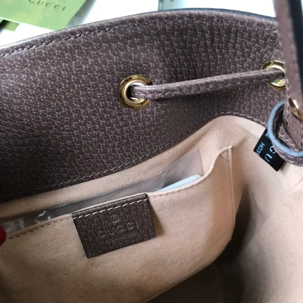 GUCCI Ophidia小號米棕帆布水桶包-550621：圖片 10