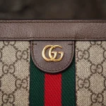 GUCCI Gucci Love Parade米白帆布肩揹包-503877：圖片 9