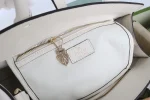 GUCCI Spring Summer春夏象牙粒面手提包-806205：圖片 12