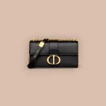 Dior 30 Montaigne 黑色單肩包小號PM-M9334