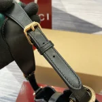 GUCCI Original GG黑色迷你帆布斜揹包-782919：圖片 11