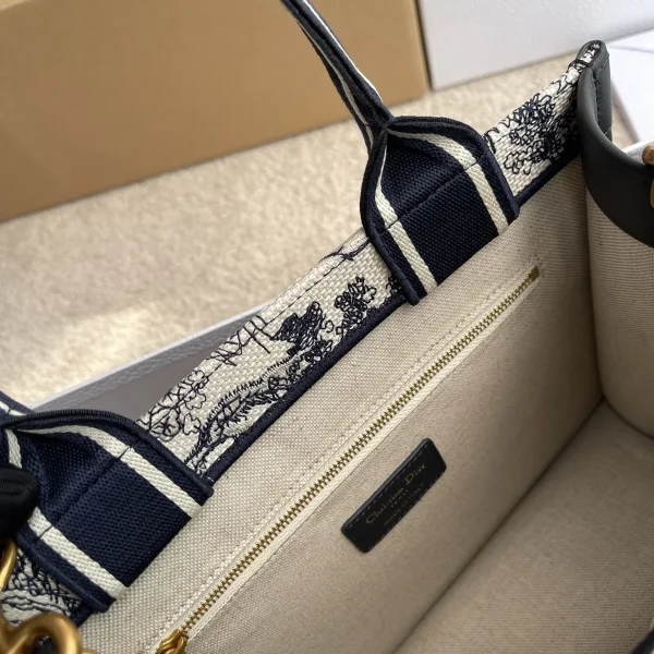 Dior Book 海軍藍托特包小號PM-M1325：圖片 9
