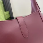 GUCCI Jackie 1961小號紅色皮革肩揹包-810232：圖片 8