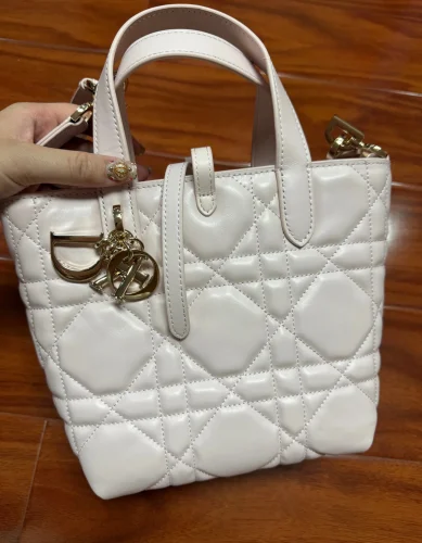 Dior Toujours 白色手提包小號PM-M2822 photo review
