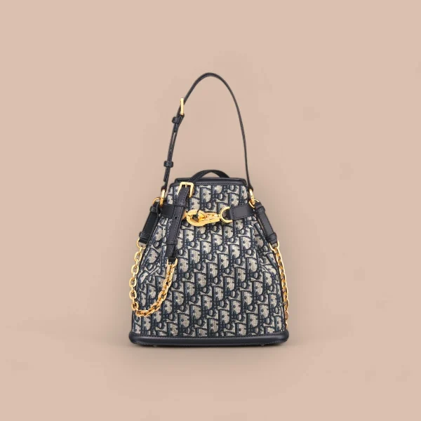 Dior C'est 藍色水桶包中號MM-M2271