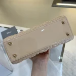 Dior Lady 米色斜挎包小號PM-M0531：圖片 6