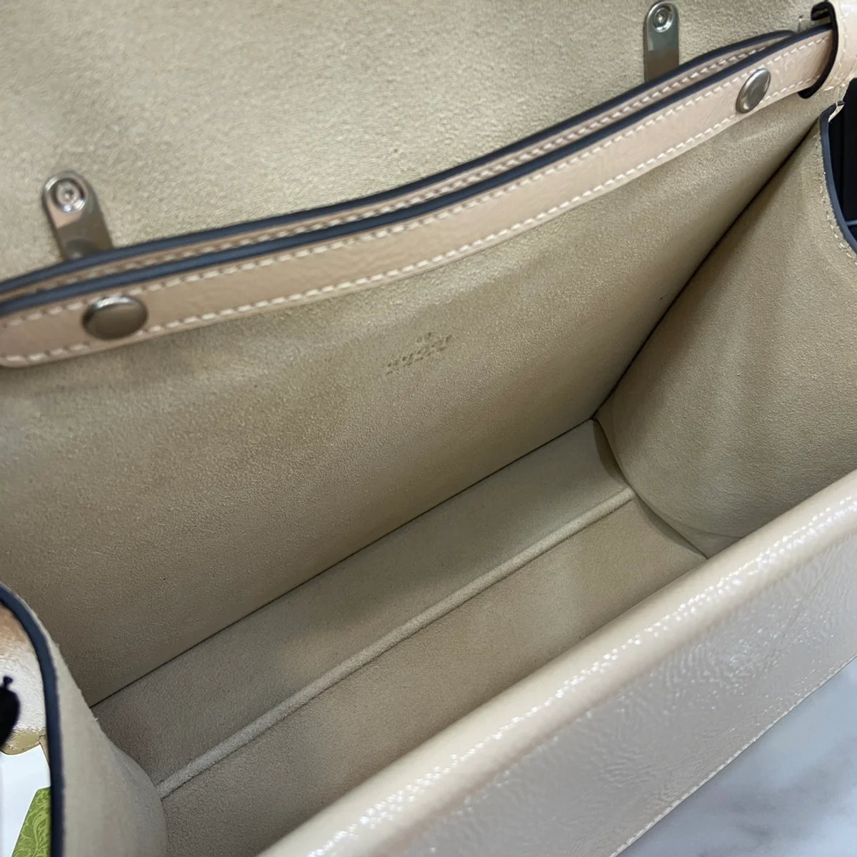 GUCCI Dionysus中號灰漆皮手提包-795007 9 GUCCI Dionysus中號灰漆皮手提包-795007