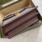 GUCCI Ophidia藍色帆布手提包-651055：圖片 6