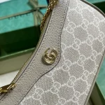 GUCCI Ophidia米棕帆布斜挎包-764960：圖片 6
