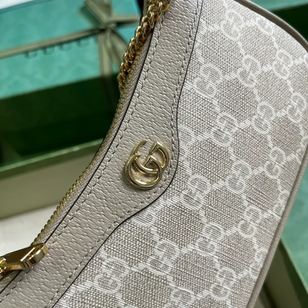 GUCCI Ophidia米棕帆布斜挎包-764960：圖片 6