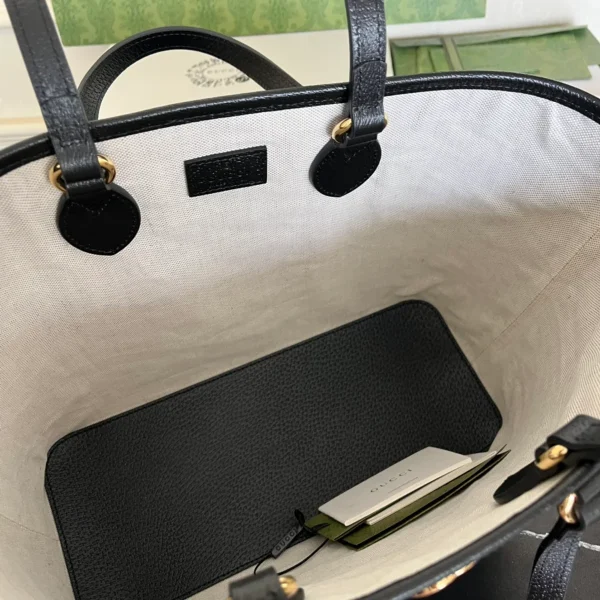 GUCCI Ophidia米藍帆布肩揹包-765043：圖片 9