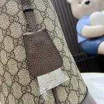 GUCCI Ophidia中號米棕帆布肩揹包-781392：圖片 7