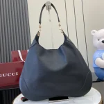 GUCCI B系列中號黑色粒面托特包-820169：圖片 4