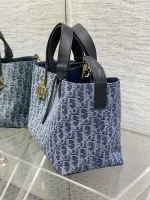 Dior Toujours 藍色丹寧托特包中號MM-M2821：圖片 6