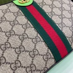 GUCCI Ophidia米棕帆布斜揹包-699439：圖片 7