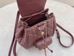 Dior Caro 粉紅羊皮雙肩背包小號PM-M6302：圖片 9