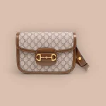 GUCCI 馬銜扣1955馬銜扣小號紅色皮革斜揹包-602204