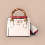 GUCCI Diana迷你粉蟒手提包-702732