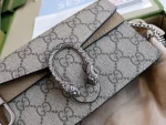 GUCCI Dionysus狄俄尼索斯黑色皮革斜揹包-476432：圖片 14