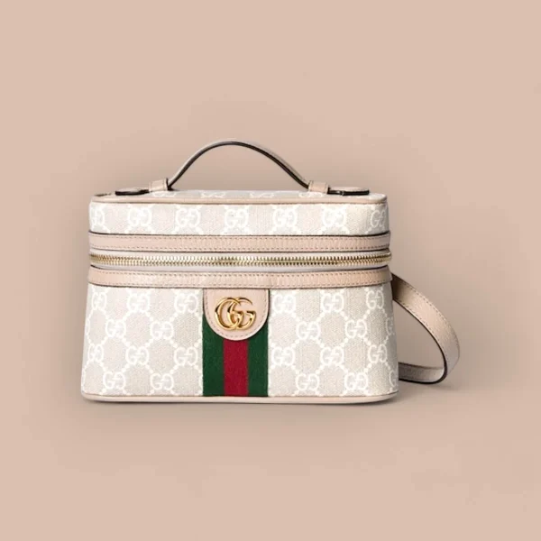 GUCCI Ophidia米棕迷你帆布包-816357