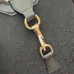 GUCCI Original GG黑色迷你帆布斜揹包-782919：圖片 8