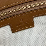 GUCCI Blondie小號棕色皮革斜背包-815714：圖片 10