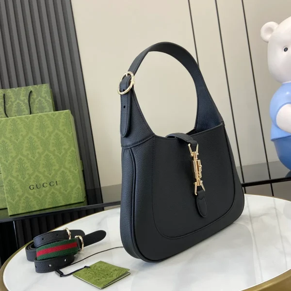 GUCCI Jackie 1961小號紅皮肩揹包-810232：圖片 3