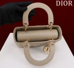 Dior Lady 沙色羊皮斜挎包小號PM-M0538：圖片 5