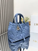 Dior Toujours 藍色小牛皮肩背包中號MM-M2821：圖片 5