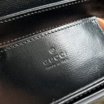 GUCCI Horsebit 1955米棕帆布肩揹包-760191：圖片 9