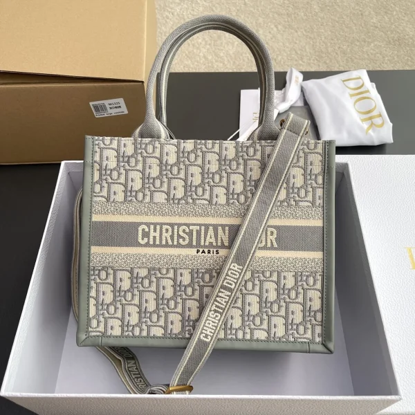 Dior Book 灰色托特包小號PM-M1325：圖片 2