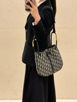 Dior Nolita 藍色斜背包中號MM-M2312：圖片 2