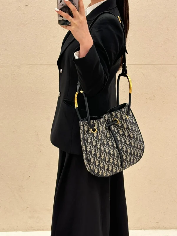 Dior Nolita 藍色斜背包中號MM-M2312：圖片 2