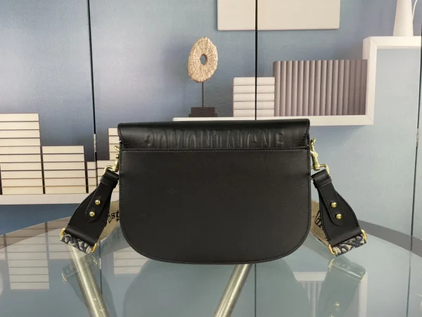 Dior Bobby 黑色小牛皮斜挎包大號GM-M9320：圖片 4