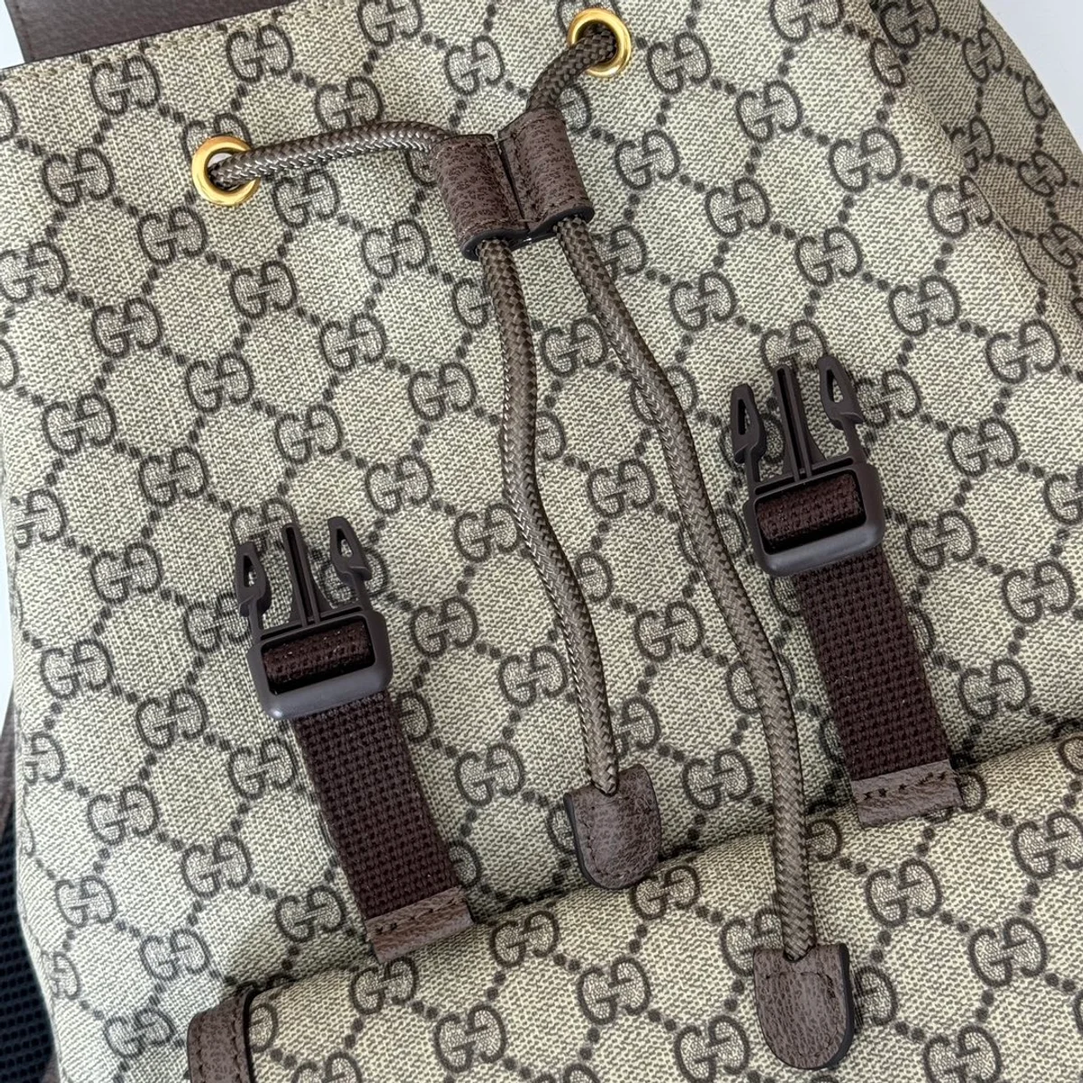 GUCCI Ophidia小號米棕帆布背包-792114 9 GUCCI Ophidia小號米棕帆布背包-792114