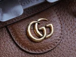 GUCCI Diana淺藍皮革斜揹包-702732：圖片 10
