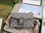 GUCCI Dionysus狄俄尼索斯黑色皮革斜揹包-476432：圖片 11