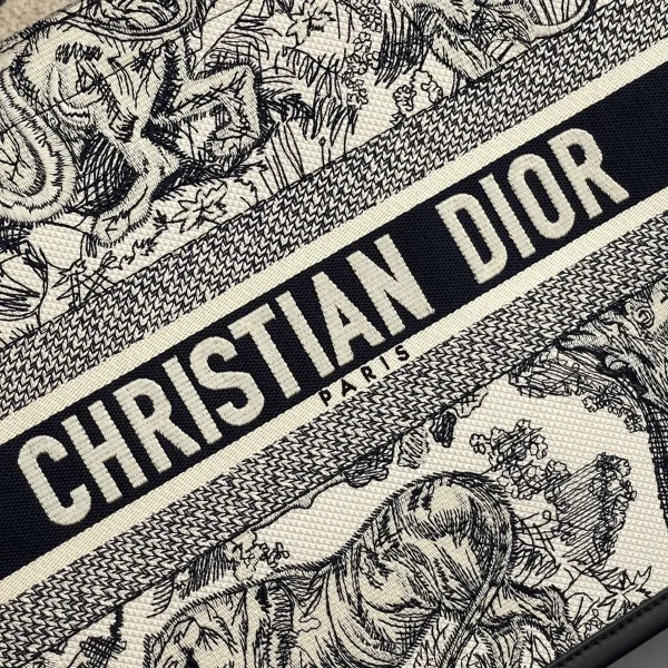 Dior Book 白色托特包中號MM-M1324：圖片 6