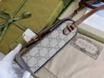 GUCCI 馬銜扣1955米棕皮革斜背包-625615：圖片 6