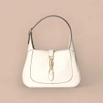 GUCCI Jackie 1961小號灰褐皮革肩揹包-810232