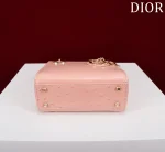 Dior Lady mini奶白羊皮斜挎包mini-M0505：圖片 5