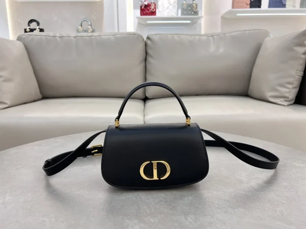 Dior 30 Montaigne 黑色斜挎包小號PM-M9370：圖片 2