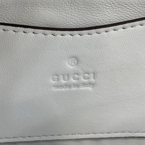 GUCCI GG Milano迷你粉紅皮革手挽包-806017：圖片 10