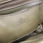 GUCCI GG Milano迷你綠色蓬鬆皮革斜揹包-806017：圖片 10