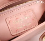 Dior Lady mini 粉色斜挎包mini-M0505：圖片 10