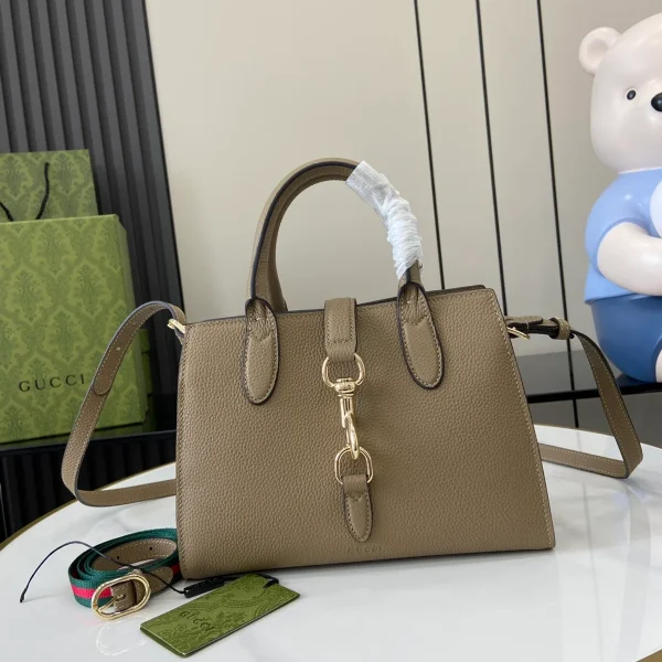 GUCCI Rosso Ancora小號紅色皮革手提包-795349：圖片 2