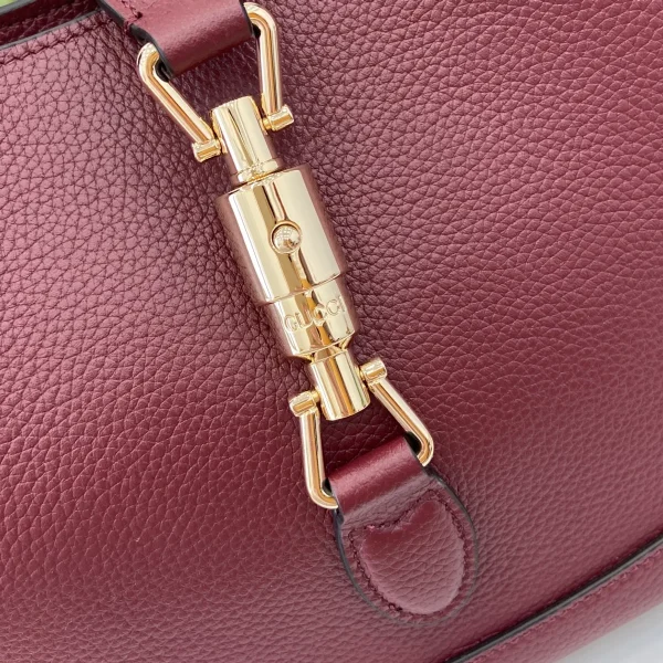 GUCCI Jackie 1961小號象牙皮革肩揹包-810232：圖片 5