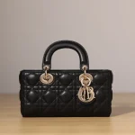 Dior Lady 黑色斜挎包小號PM-M0613：圖片 5