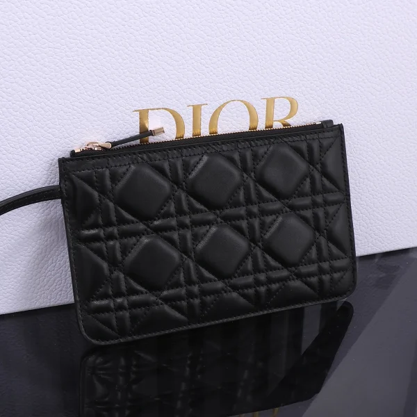 Dior Toujours 黑色小牛皮手提包小號PM-M2822：圖片 10